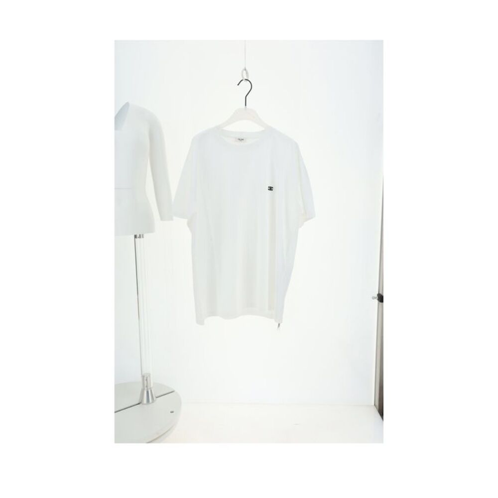 Celine Men T-Shirt Loose Triomphe